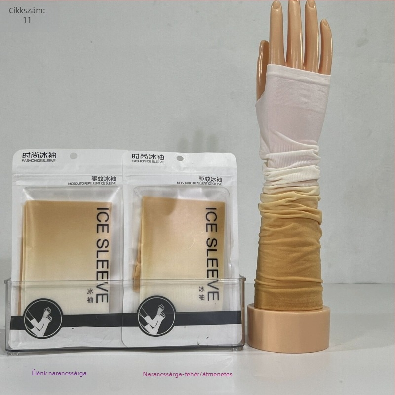 Uniszex gradient Ice Silk karvédők, UV-védelem, hűtő hatás vezetéshez és kerékpározáshoz