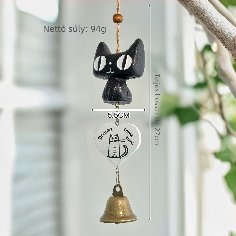 Japán stílusú szélharang dísz, függő harang, kültéri DIY dekoráció