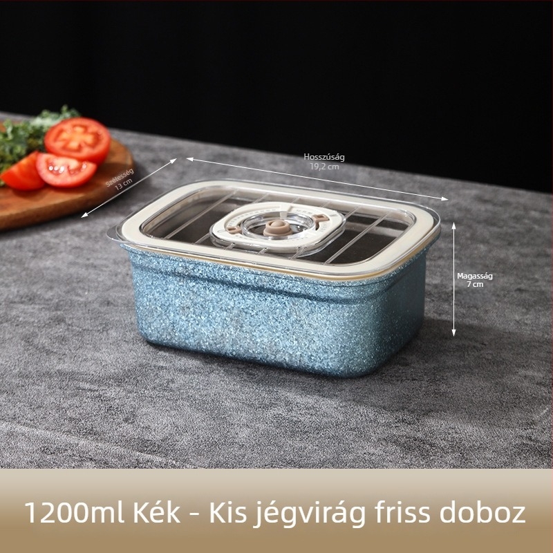 Jin chi T1 titánium élelmiszer-tároló doboz – mikrózható ebédes doboz, zárható, 1–3 L
