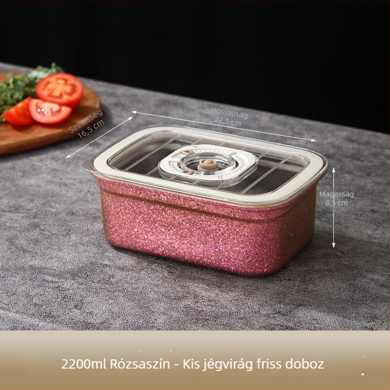 Jin chi T1 titánium élelmiszer-tároló doboz – mikrózható ebédes doboz, zárható, 1–3 L