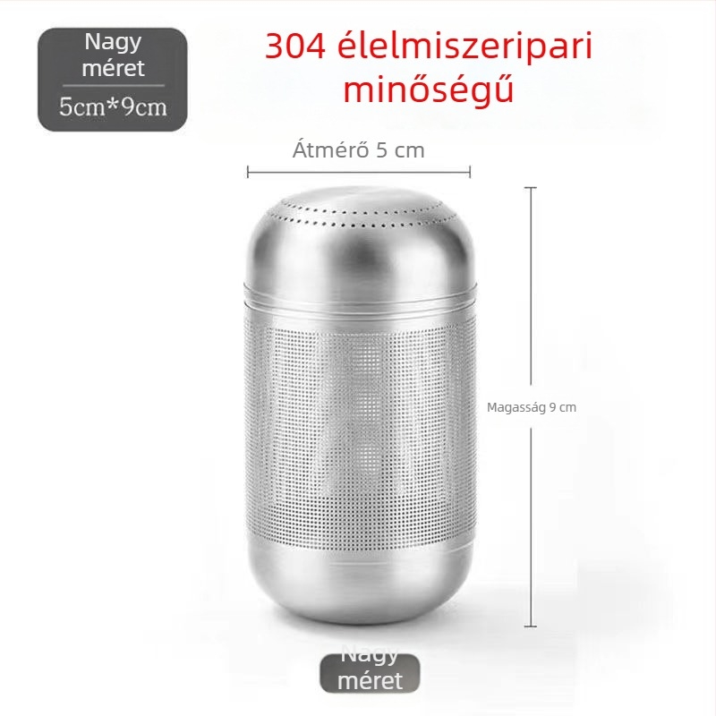 316 rozsdamentes acél, élelmiszer-minőségű teaszűrő, ultrafin szűrő és tea–víz elválasztó