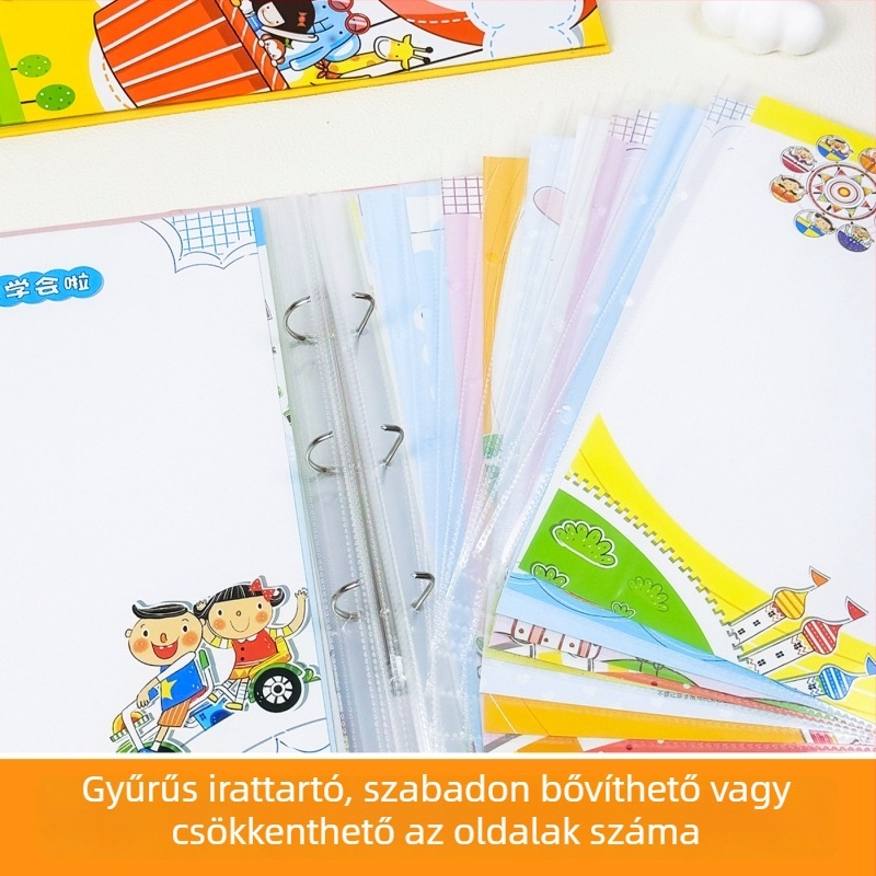 A4-es méretű Gyermek fejlődés-napló Óvodától az általános iskoláig — Emlékkönyv leválasztható oldalakkal