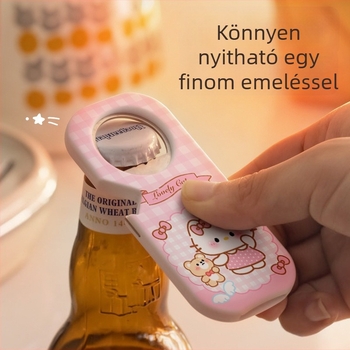 Mágneses üvegnyitó és hűtőmágnes, sör- és üdítő kupaknyitó, otthoni használatra