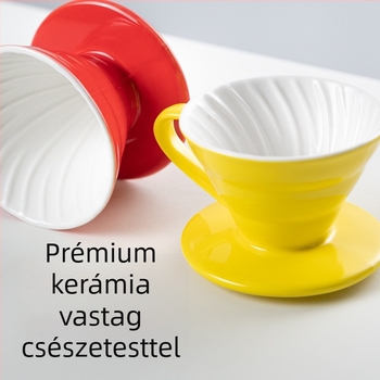 Színes kerámia V60 kávédrippe r szett otthoni használatra