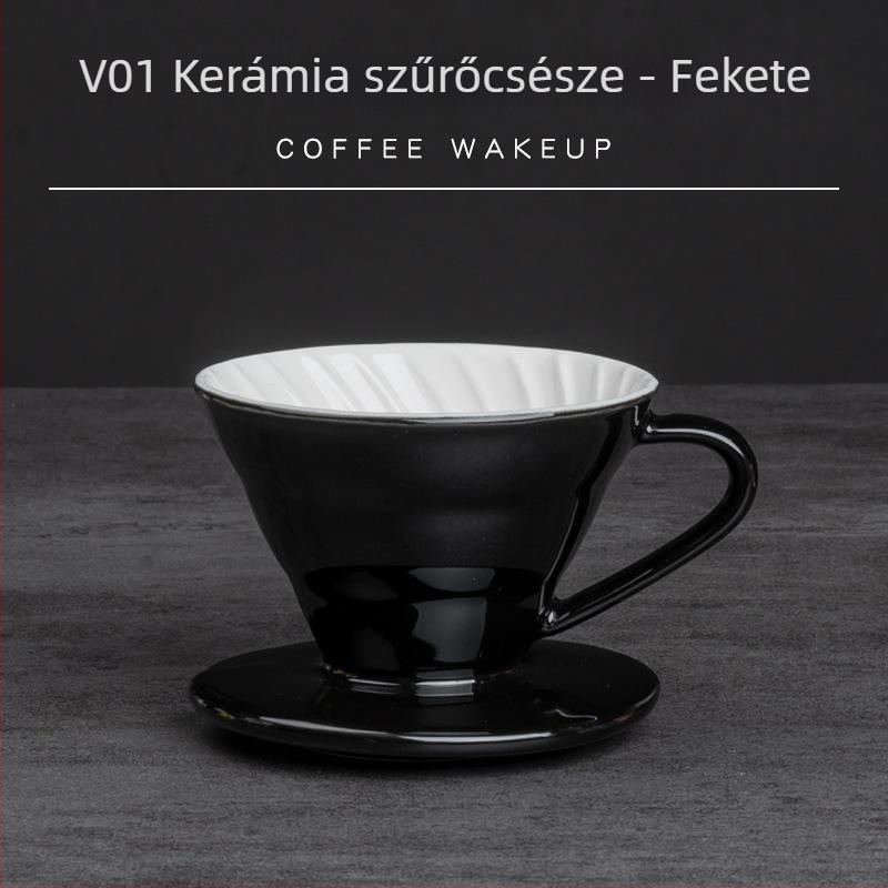 Színes kerámia V60 kávédrippe r szett otthoni használatra