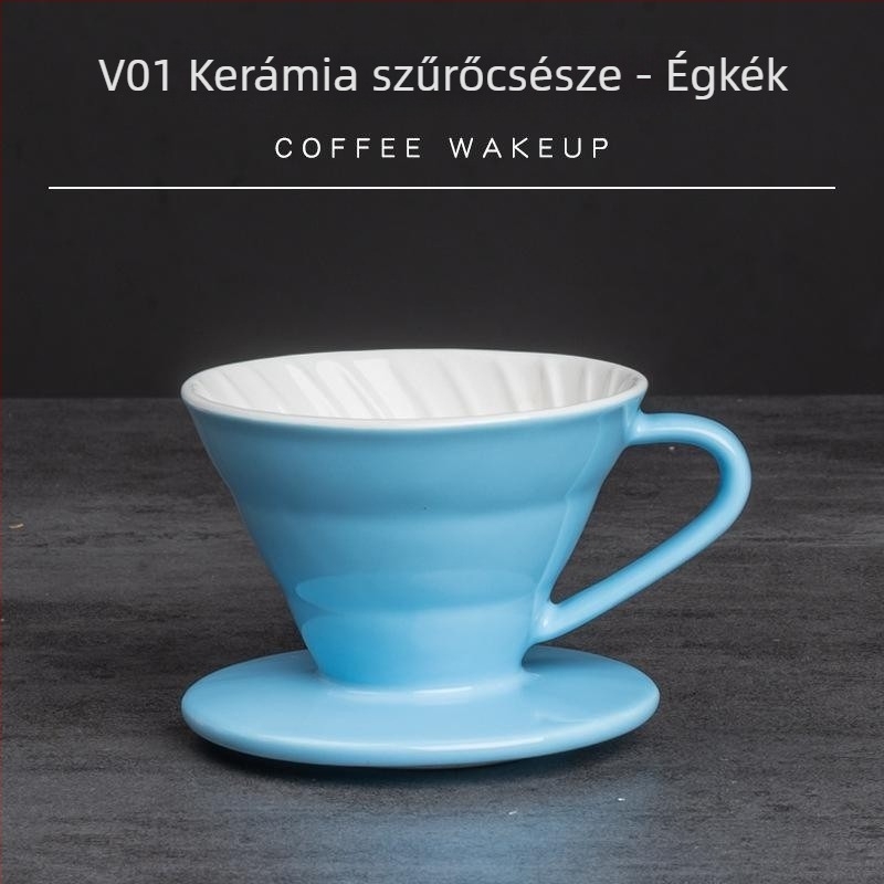 Színes kerámia V60 kávédrippe r szett otthoni használatra