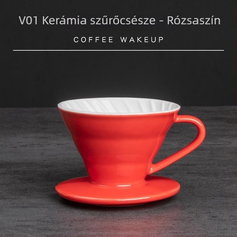 Színes kerámia V60 kávédrippe r szett otthoni használatra