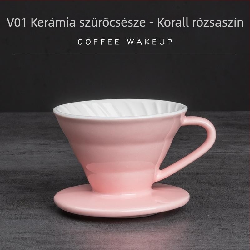 Színes kerámia V60 kávédrippe r szett otthoni használatra
