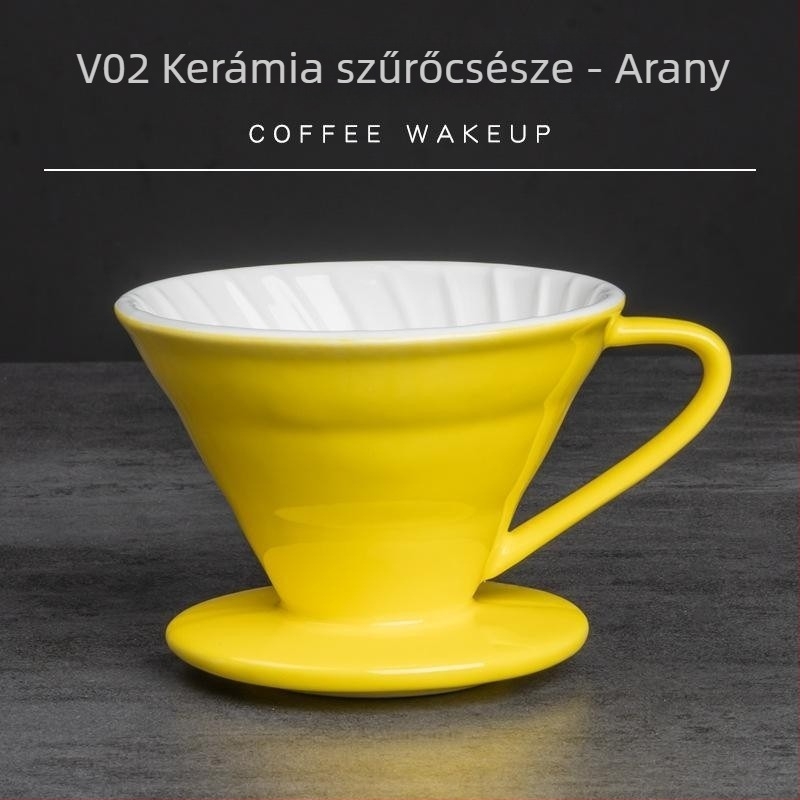 Színes kerámia V60 kávédrippe r szett otthoni használatra