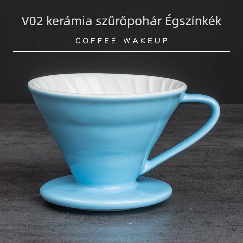 Színes kerámia V60 kávédrippe r szett otthoni használatra
