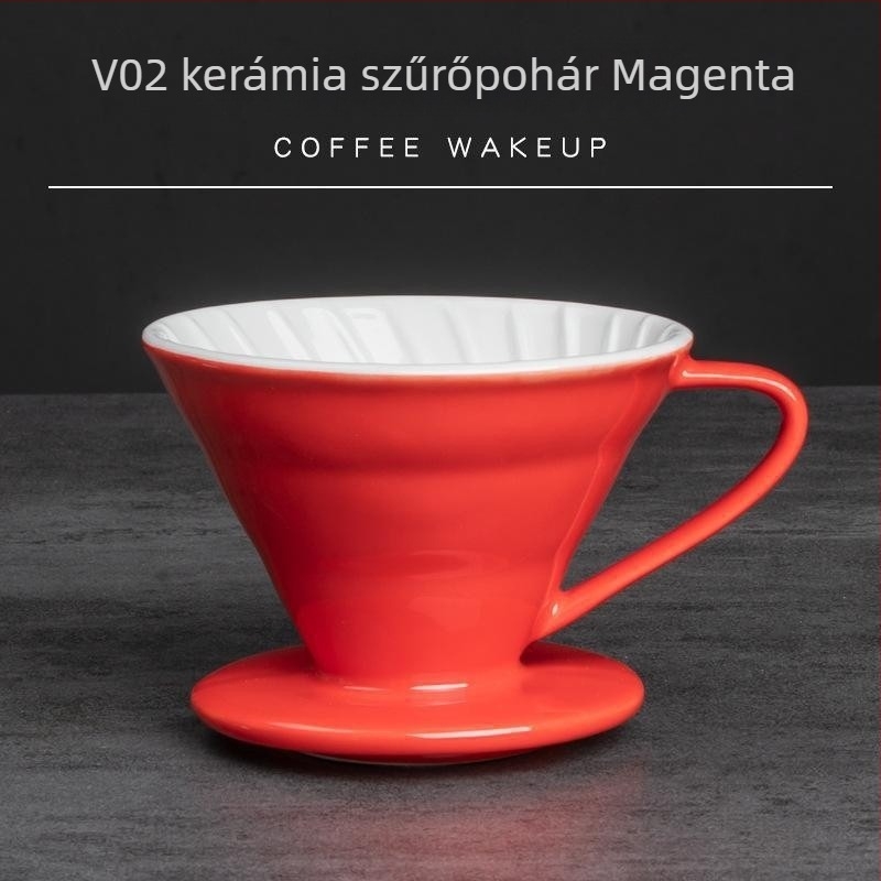 Színes kerámia V60 kávédrippe r szett otthoni használatra