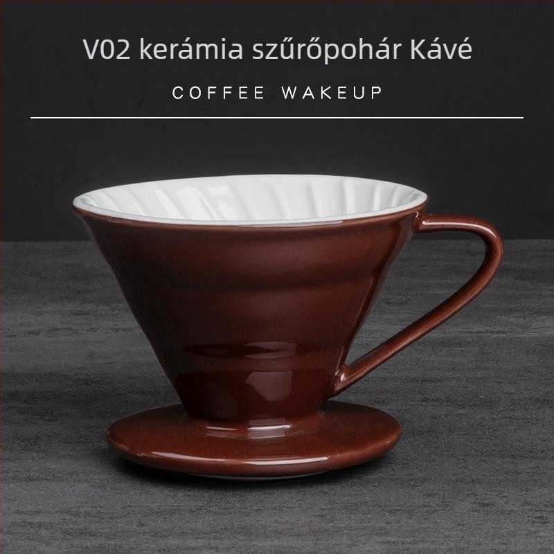 Színes kerámia V60 kávédrippe r szett otthoni használatra