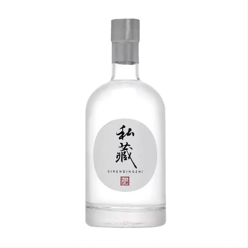 Átlátszó matt üvegből készült palackok italokhoz és gyümölcsborokhoz, üres palackok 50 ml-től 1000 ml-ig