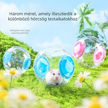 Hamster futókerék — műanyag interaktív játék kisállatok számára
