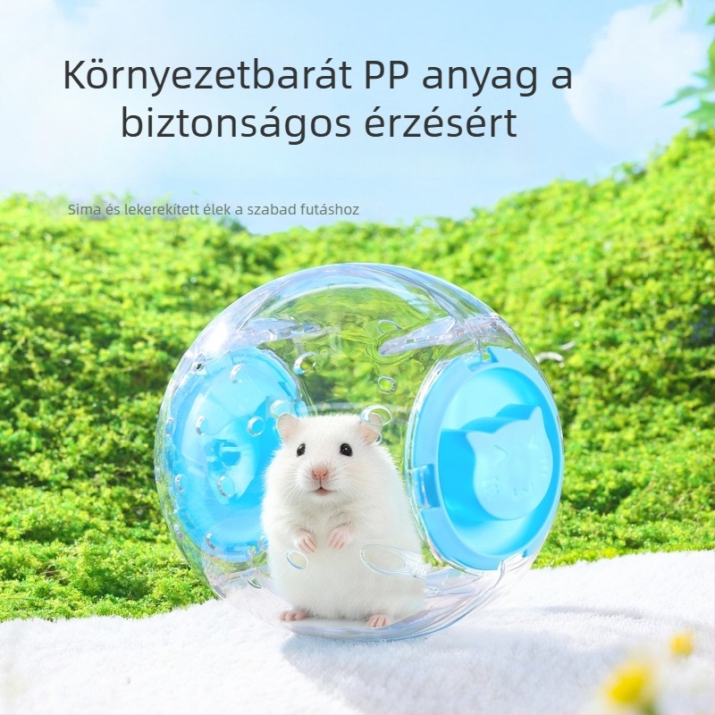 Hamster futókerék — műanyag interaktív játék kisállatok számára