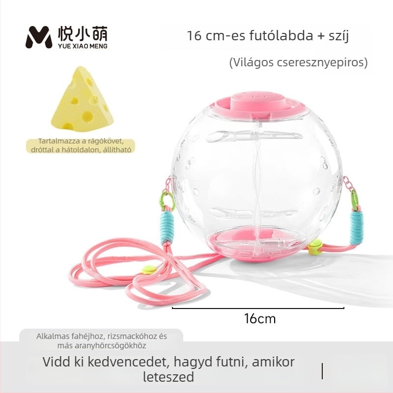 Hamster futókerék — műanyag interaktív játék kisállatok számára