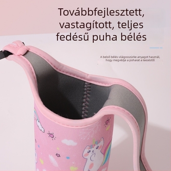 Szigetelt pohárvédő csattal, univerzális, hordozható és megerősített