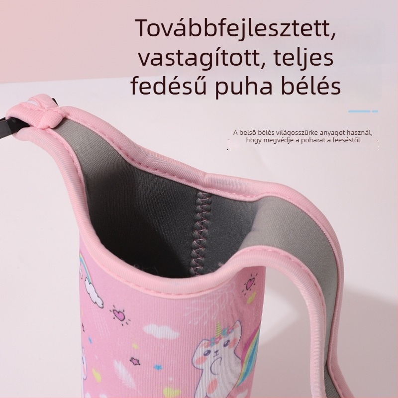 Szigetelt pohárvédő csattal, univerzális, hordozható és megerősített