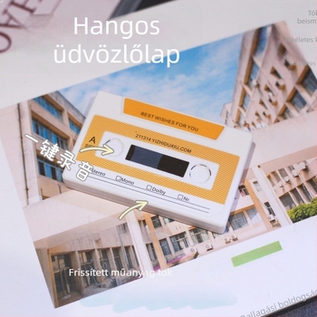 Beszélő üdvözlőlap hangfelvétellel születésnapra, tanárnapra, Valentin-napra és szerelmi vallomásokhoz