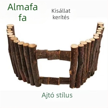 Almából készült kerítés dísz, arany hörcsög ketrecéhez, sokoldalú mászó létra, elválasztó és függő híd, háziállat játékok