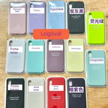 Folyadék-szilikon tok kompatibilis az iPhone 17-hez, az Air 16/15/14 Pro Maxhez és az iPhone 13/12/11 modellekhez