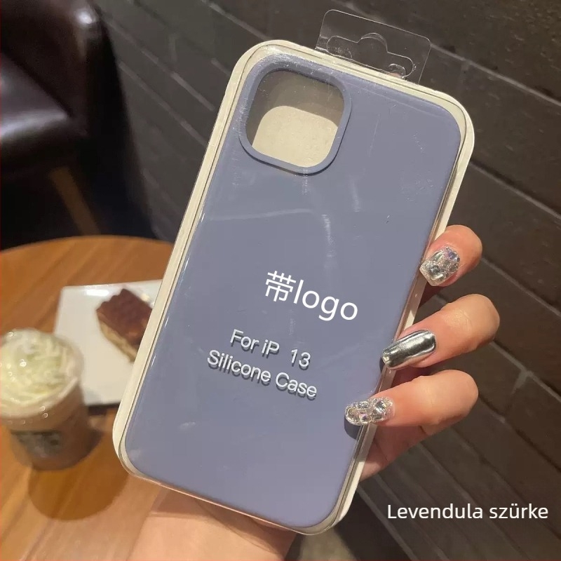 Folyadék-szilikon tok kompatibilis az iPhone 17-hez, az Air 16/15/14 Pro Maxhez és az iPhone 13/12/11 modellekhez