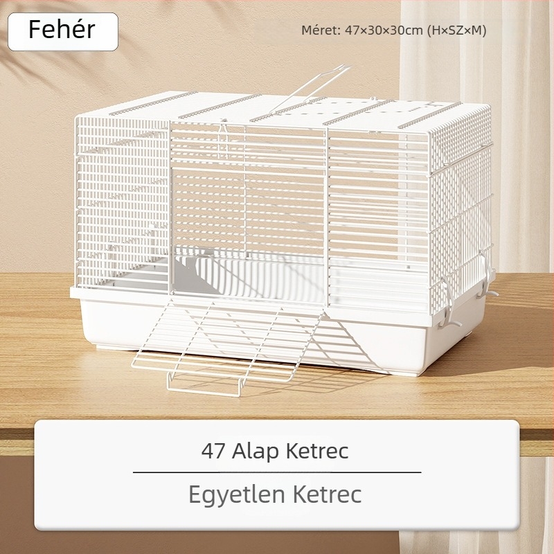Hörcsögketrec – rendkívül nagy luxusvilla Szíriai hörcsög számára, készlet alapketrec 47 és nagy ház