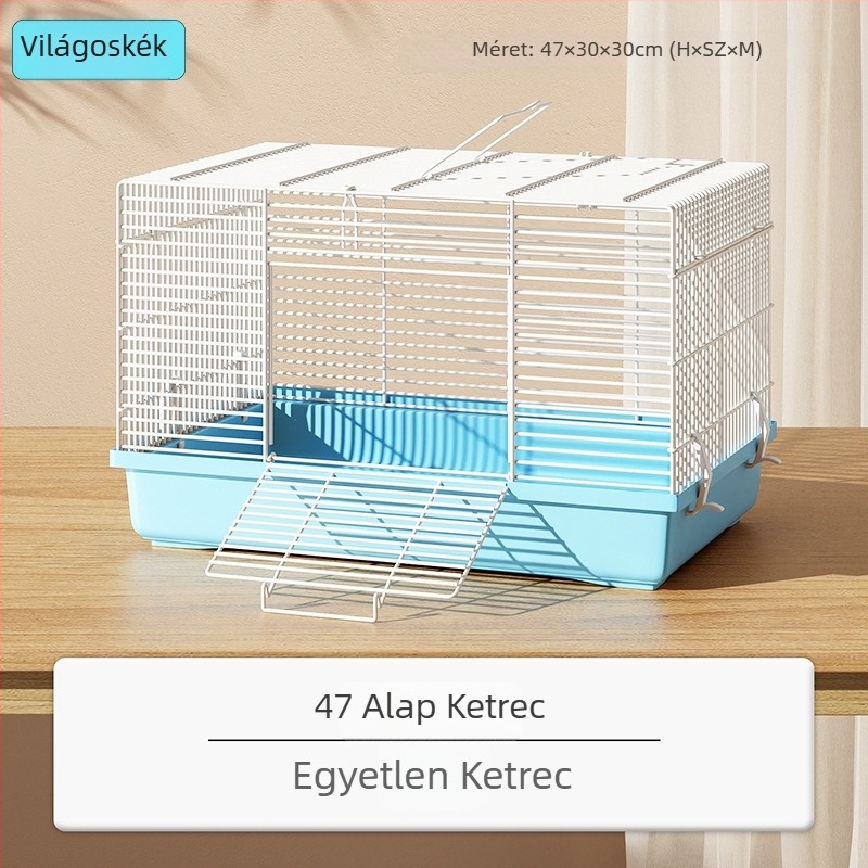Hörcsögketrec – rendkívül nagy luxusvilla Szíriai hörcsög számára, készlet alapketrec 47 és nagy ház