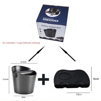 Espresso bár kávé alátét és kávézacc tartály készlet, multifunkcionális sarokmat