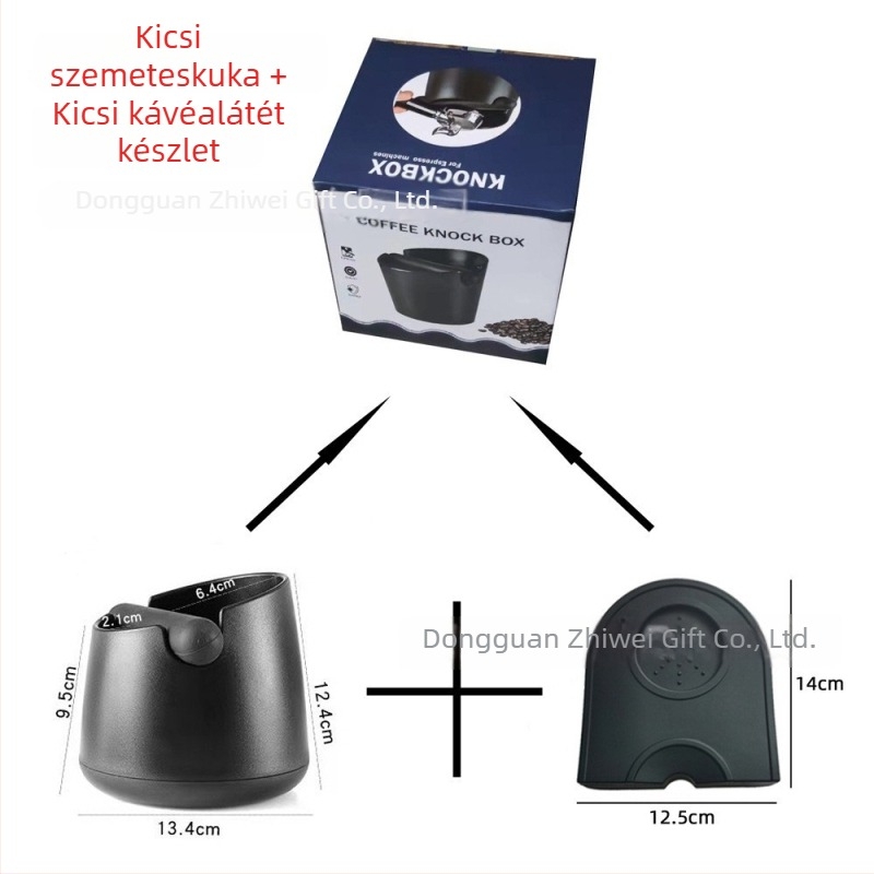 Espresso bár kávé alátét és kávézacc tartály készlet, multifunkcionális sarokmat