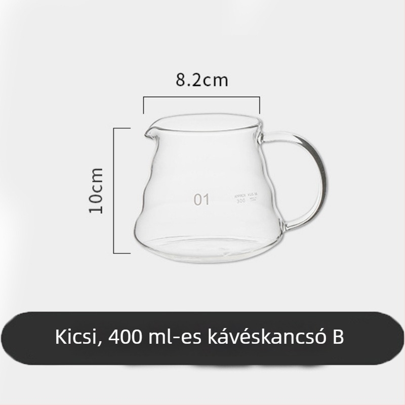 Pearl kávéfőző készlet drip szűrővel és extrakciós szűrő pohárral kézi leöntéshez