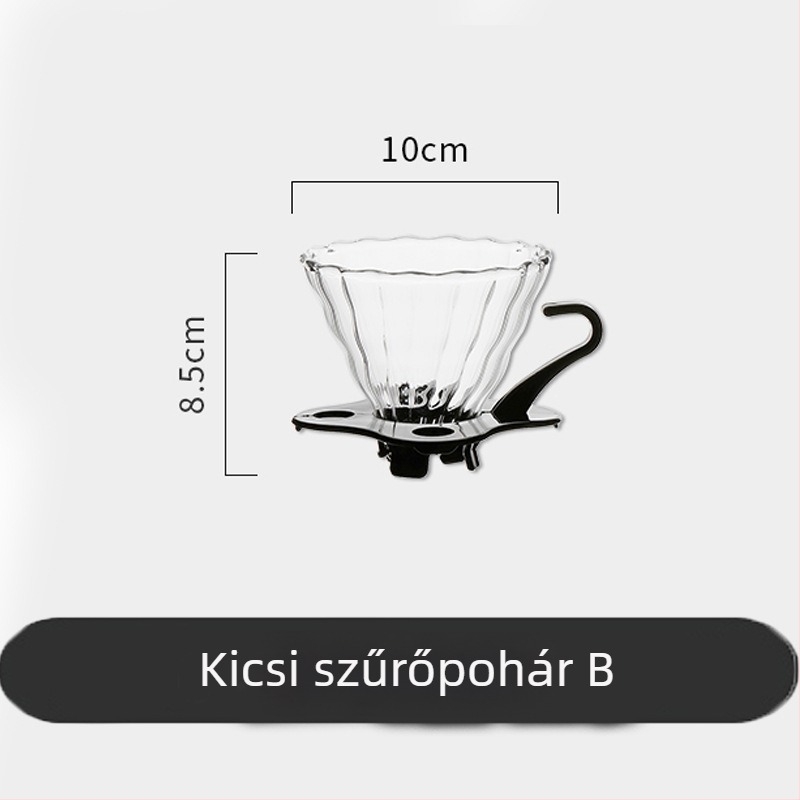 Pearl kávéfőző készlet drip szűrővel és extrakciós szűrő pohárral kézi leöntéshez