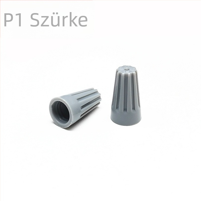 Gold-Pen színű rugós csavaros terminál sapka, spirál vezeték terminál, kézi csavar terminál sapka, crimp sapka, zárt terminál, tanúsított