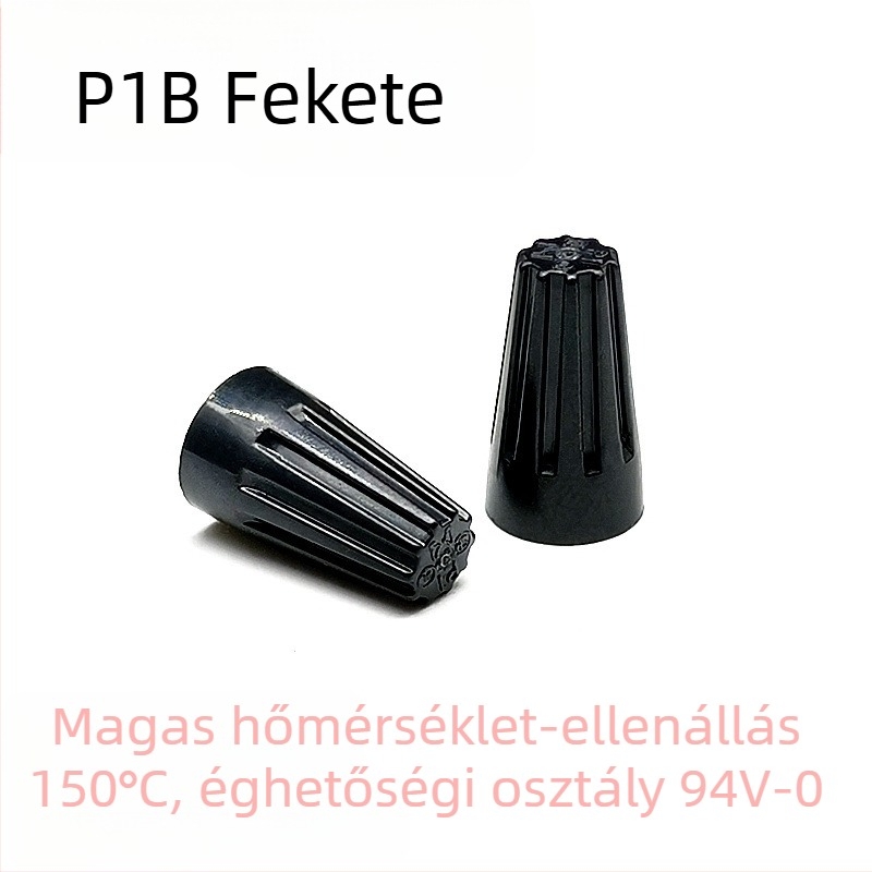 Gold-Pen színű rugós csavaros terminál sapka, spirál vezeték terminál, kézi csavar terminál sapka, crimp sapka, zárt terminál, tanúsított