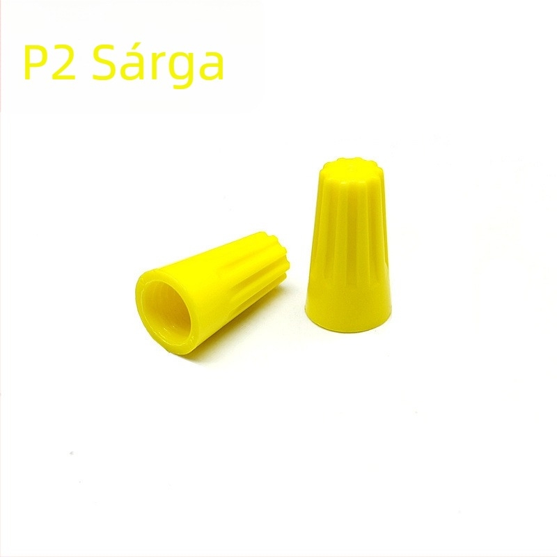 Gold-Pen színű rugós csavaros terminál sapka, spirál vezeték terminál, kézi csavar terminál sapka, crimp sapka, zárt terminál, tanúsított