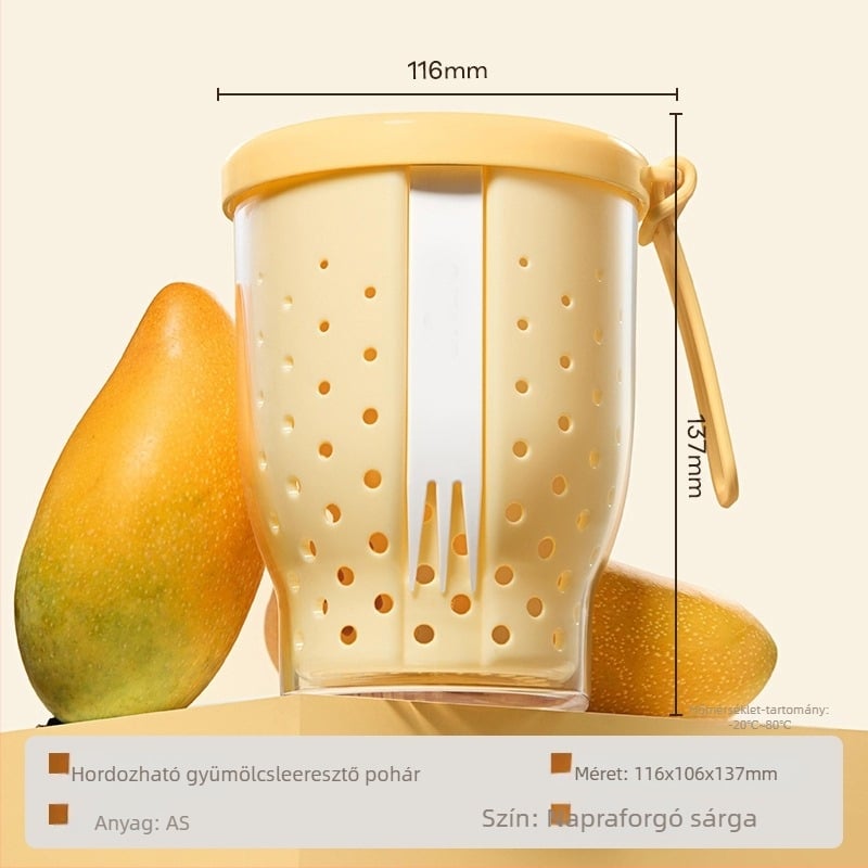 Instagram-stílusú gyümölcssaláta pohár leeresztő dizájnnal, hordozható reggeliző joghurtos pohár irodához és autóhoz, overnight oats pohár villával