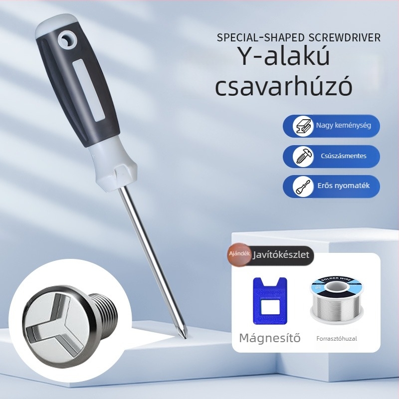 13 az 1-ben csavarhúzó készlet aljzatok szétszereléséhez: háromszög, U-forma, Y-forma, belső keresztfej
