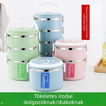 Élelmiszer-minőségű rozsdamentes acél ebédes doboz, légmentesen záródó, iskolásoknak