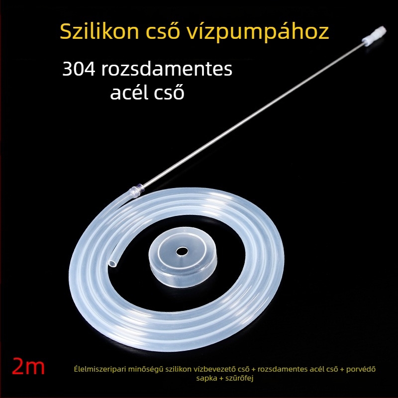 Teaceremónia kiegészítők: vízszivattyú tömlő, szilikoncső, vízbetápláló cső, teás tálca vezetőcső, teáskanna kiegészítő