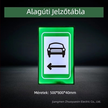 Túnel LED-es vészjelző fény evakuációs jelzővel és gyalogos átjáróval