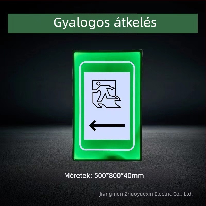 Túnel LED-es vészjelző fény evakuációs jelzővel és gyalogos átjáróval