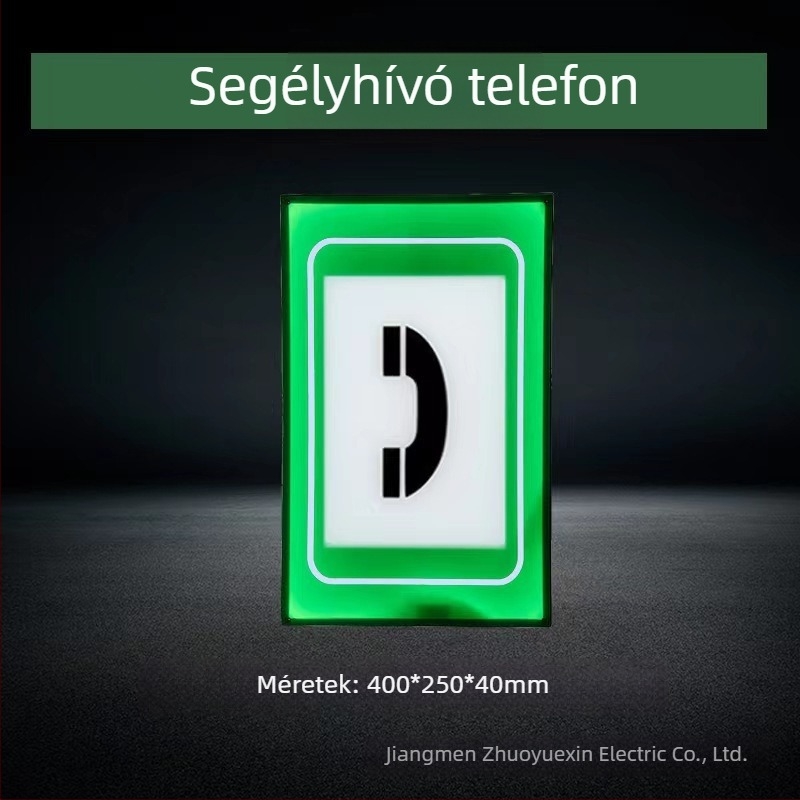 Túnel LED-es vészjelző fény evakuációs jelzővel és gyalogos átjáróval