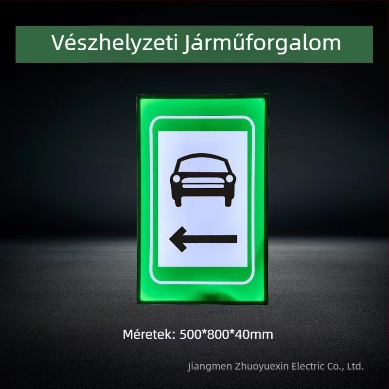 Túnel LED-es vészjelző fény evakuációs jelzővel és gyalogos átjáróval