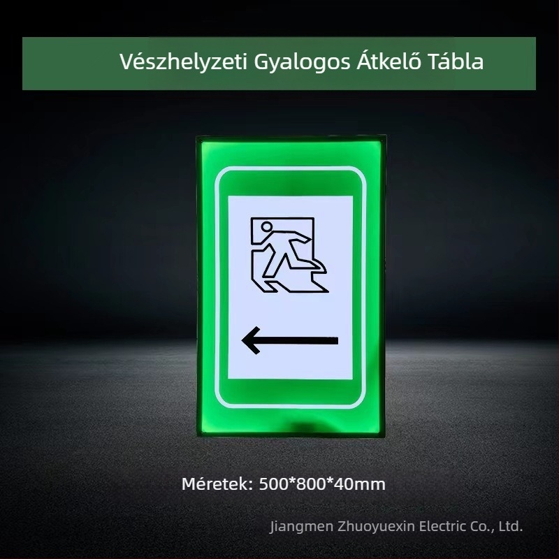 Túnel LED-es vészjelző fény evakuációs jelzővel és gyalogos átjáróval