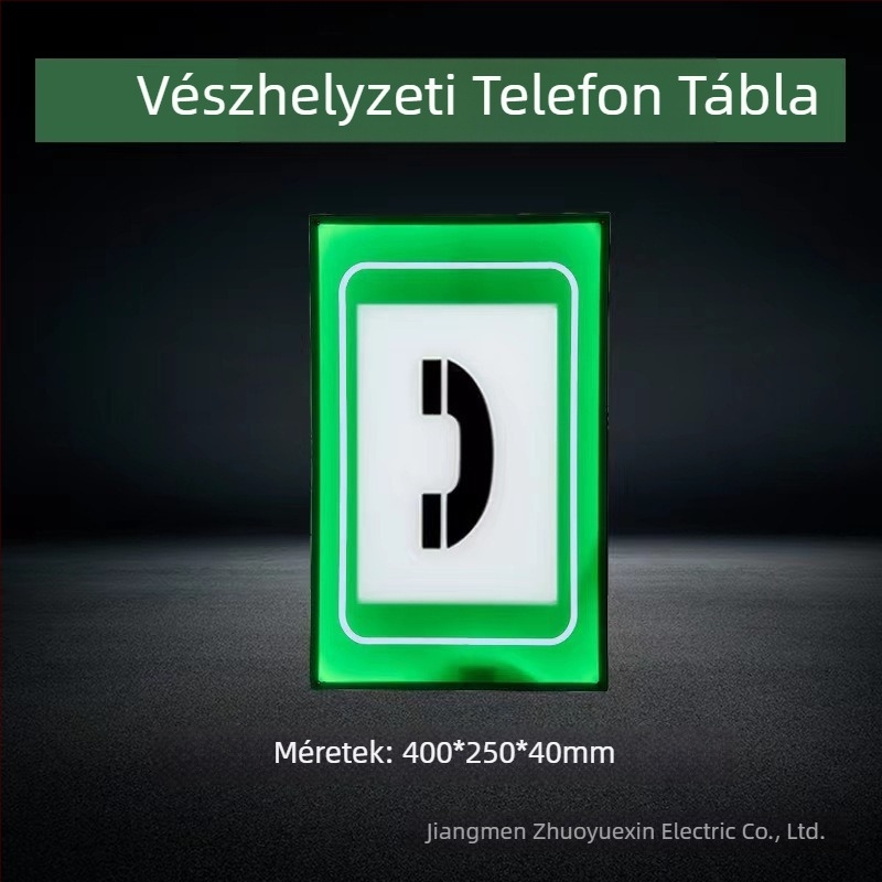 Túnel LED-es vészjelző fény evakuációs jelzővel és gyalogos átjáróval
