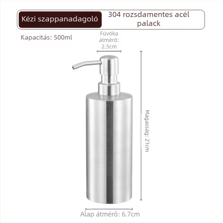 304 rozsdamentes acél olajszóró üveg, nyomó adagoló, finom permet