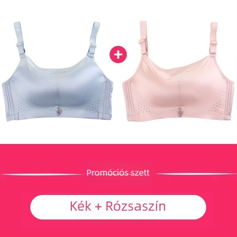 Varrás nélküli, drót nélküli csőtop melltartó készlet, szexi Push-Up, vékony