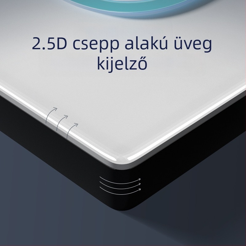 Ultra vékony fehér edzett üveg kapcsoló- és aljzati panel krém színben, típus 86, 1 kapcsoló, 5 lyuk, falra szerelve, visszaállítási funkcióval