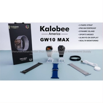 Kalobee GW10Max Okosóra – Bluetooth hívások, Zene, Sport és Többfunkciós