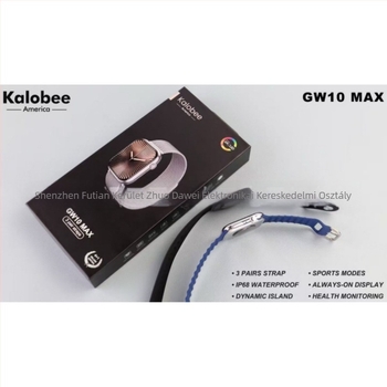 Kalobee GW10Max Okosóra – Bluetooth hívások, Zene, Sport és Többfunkciós
